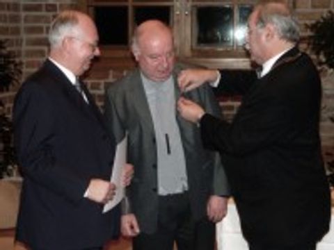 Jürgen Vogt, Gerhard Hussock und Konrad Birkholz (von links nach rechts)