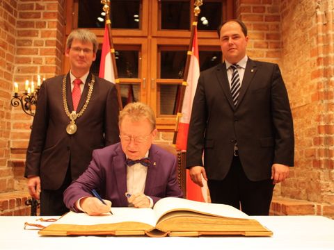 Helmut Kleebank, Jens-A. Bose und Frank Bewig (von links nach rechts)