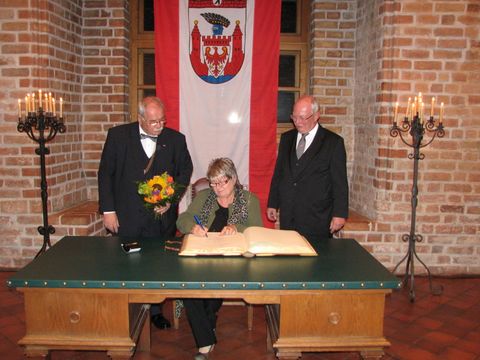 Konrad Birkholz, Angelika Klein und Jürgen Vogt (von links nach rechts)