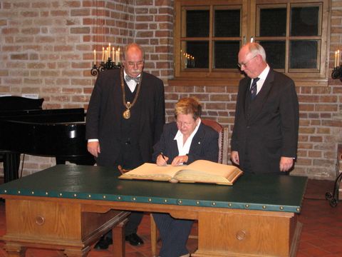 Konrad Birkholz, Gisela Rolf und Jürgen Vogt (von links nach rechts)