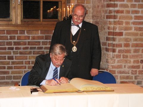 Hellwart Gabriel und Konrad Birkholz (von links nach rechts)