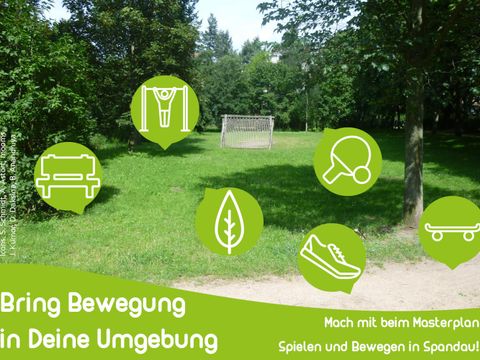 Postkarte mit dem Logo vom Masterplan Spielen und Bewegen