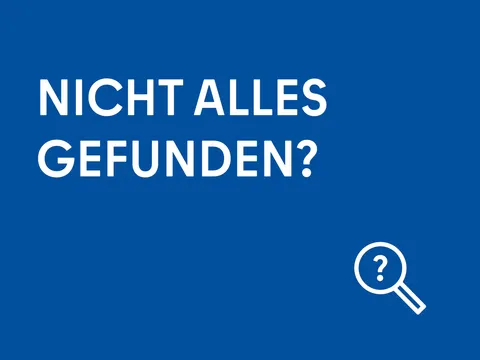 Nicht alles gefunden?