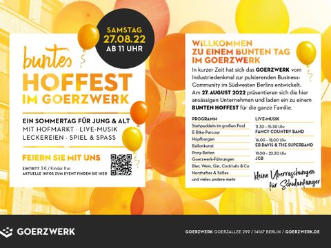 Flyer mit Programmpunkten (Bild: GOERZWERK)
