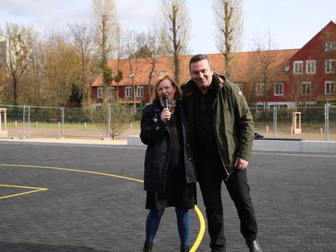 Begrüßungsrede von Carolina Böhm und Urban Aykal (Bild: Bezirksamt Steglitz-Zehlendorf von Berlin)