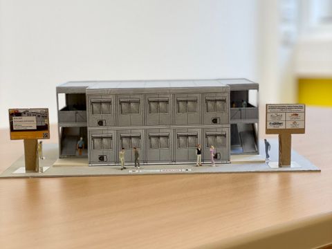 Werner-von-Siemens-Gymnasium - Containerneubau - Modell 01