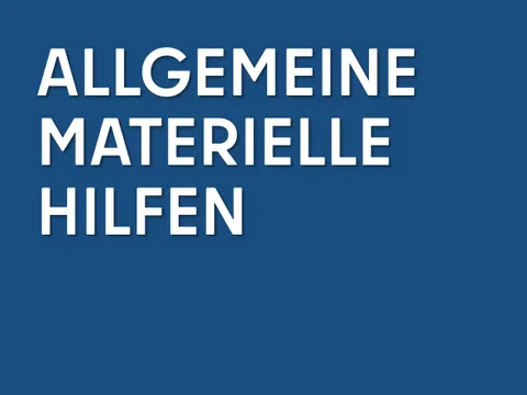 Allgemeine materielle Hilfen Kachel