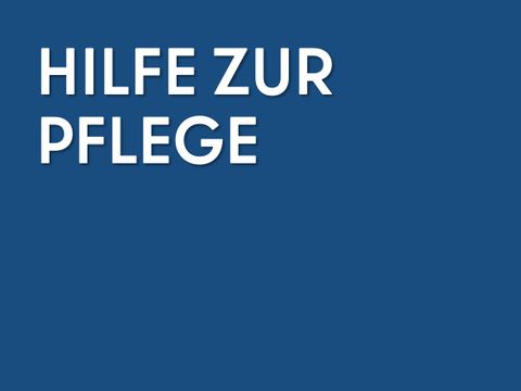 Hilfe zur Pflege Kachel