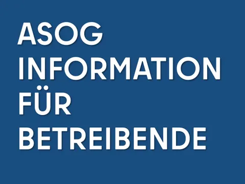 ASOG Informationen für Betreibende