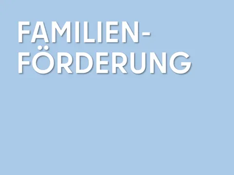 Teaser - Familienförderung