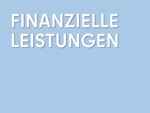 Teaser - Finanzielle Leistungen
