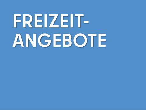 Teaser - Freizeitangebote