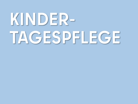 Teaser - Kindertagespflege