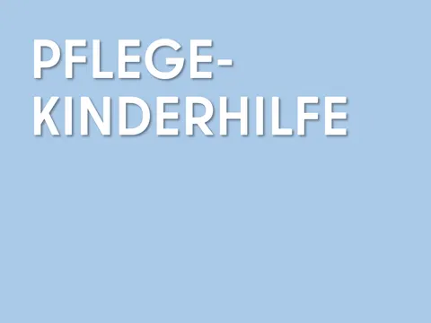 Teaser - Pflegekinderhilfe