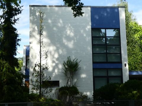 Teltower Damm 139, Atelierhaus von Hilde Westström für die Bildhauerin Ursula Hanke-Förster von 1965 (Bild: Denkmalschutzbehörde Steglitz-Zehlendorf)