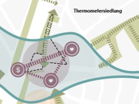 Konzept für den Stadtplatz Réaumurstraße (Bild: BA Steglitz-Zehlendorf)