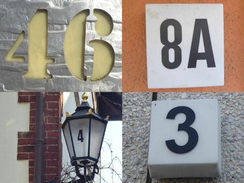 Grundstücksnummerierung