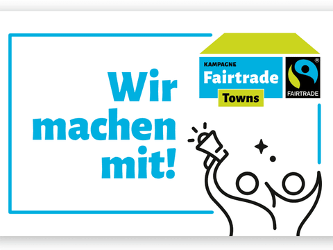 Hinterglasaufkleber Fairtrade