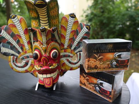 Erlesene Köstlichkeit aus Sri Lanka: frisch aufgebrühter Ceylon-Tee