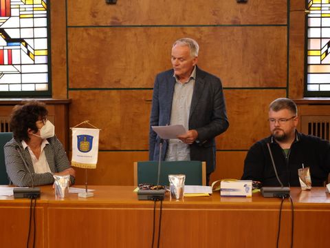 Empfang der dänischen Schülerlotsen bei Bezirksbürgermeisterin Maren Schellenberg
