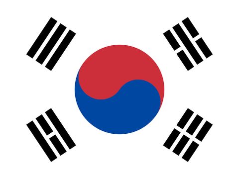 Südkoreanische Flagge