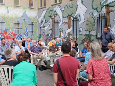 BTW Paulsenstraße am 15.06.2023 - Eindrücke der Gespräche 1