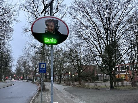 Dialogdisplay für Schulwegsicherheit 2022