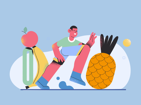 Illustration Gesund aufwachsen von Envato Elements lizensiert nur für QPK BASZ