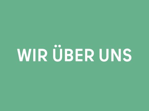 Hintergrundbild - Wir über uns, mittelgrün
