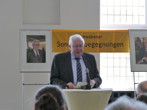 Ministerpräsident a. D. Bernhard Vogel sprach über das Leben seines Bruders Hans-Jochen Vogel
