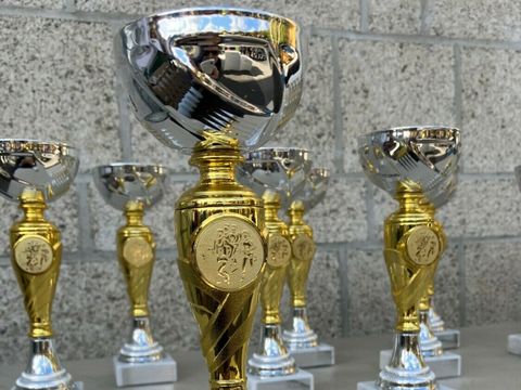 gold-silberne Pokale