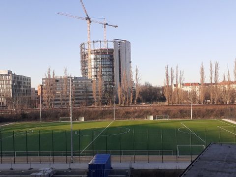 Eröffnung des Sportplatzes am Bildungscampus Schöneberger Linse