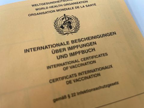 ein sogenanntes Impfbuch