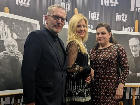 Von links nach rechts: Bezirksverordneter Oliver Fey, Koordinatorin für EU-Projekte und Öffentliche Beschaffung Sylwia Purta und Bezirksstadträtin Eva Majewski (Bild: Stadtverwaltung Koszalin)