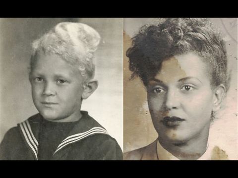 Hans Joachim und Zoya Gertrud Aqua-Kaufmann um 1947 (Bild: links: Sammlung Todorov, rechts: Privatbesitz Lienicke)