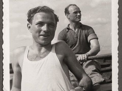 Erich und Hugo-Kurt Chotzen, Teupitz 1938 (Bild: Gedenk- und Bildungsstätte Haus der Wannsee-Konferenz)