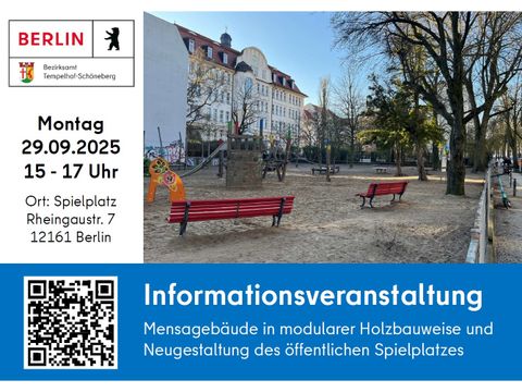 Einladungsflyer zur Informationsveranstaltung