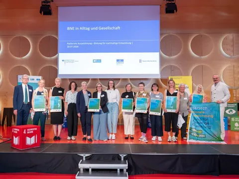 Preisverleihung „Nationale Auszeichnung – Bildung für nachhaltige Entwicklung“ am 20.07.2026 in Stuttgart (Bild: Martin Stollberg)