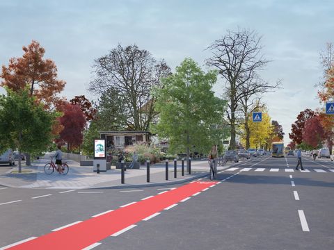 Beispielfoto Fahrradweg vom AZ Lichtenrade
