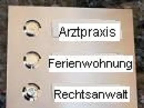 Klingelschild