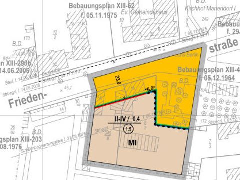 Bebauungsplan Beispiel