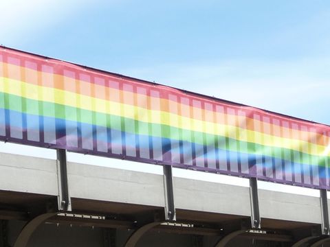 Regenbogenbanner