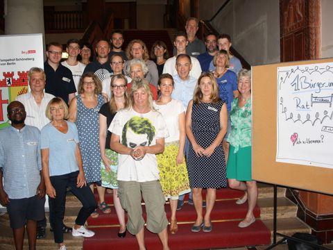 Der Bürger_innenrat hatte sich 2019 im Rathaus Schöneberg versammelt.