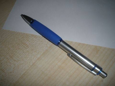 Stift auf Papier