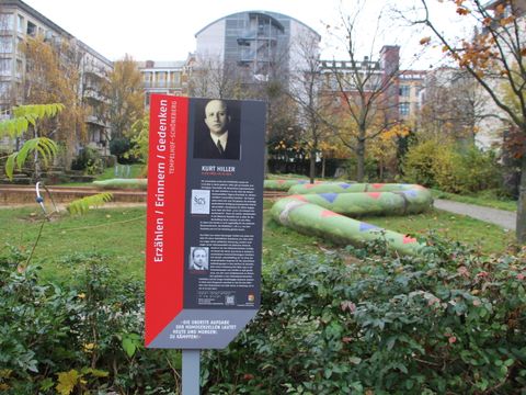 Gedenktafel für Kurt Hiller