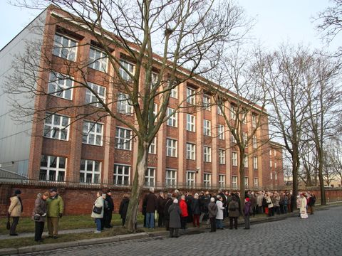 Ehemaliges Flüchtlingslager in der Volkmarstraße