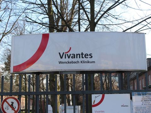 Schild Wenckebach-Krankenhaus