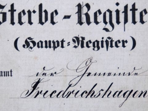 Sterbebuchabteilung