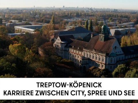 Luftbild von Treptow aus dem Imagevideo des Bezirksamtes