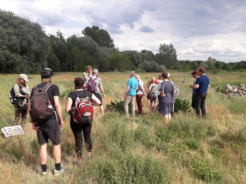 Das Stadtnatur-Rangerteam in der Wuhlheide am Langen Tag der Stadtnatur.